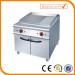 Gas griddle with cabinet