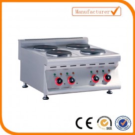 Unique Catering Commercial Grade Cooker - 4 Burners - Electric - 60 x 60 cm